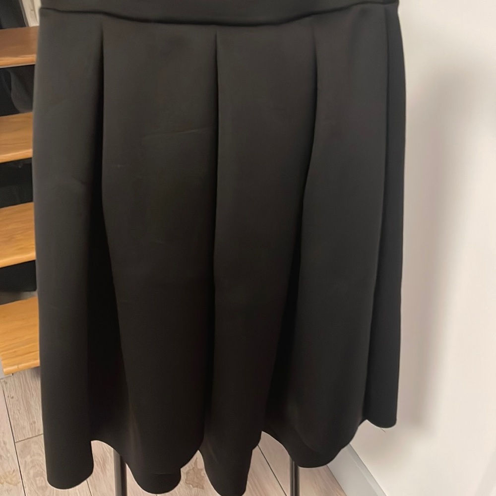 Black asymmetrical skirt